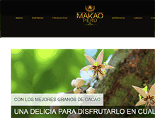 Tablet Screenshot of makaoperu.com